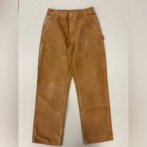Carhartt Loose Fit Double Knee B01 BRN Pants Size 32×32.